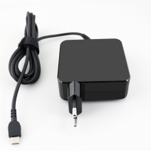 Black fast PD charger usb c 65w CE FCC ROHS certificate